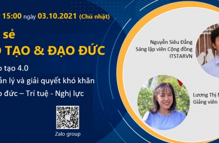 WORKSHOP IT4.0 - CHIA SẺ CỘNG ĐỒNG VỀ ONLINE LEARNING